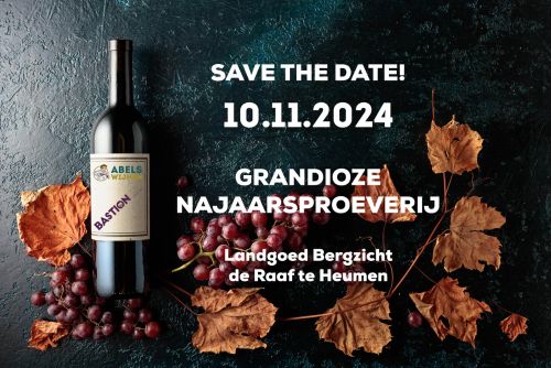 Save the date 10.11.2023 - Grandioze najaarsproeverij - Landgoed Bergzicht de Raaf te Heumen