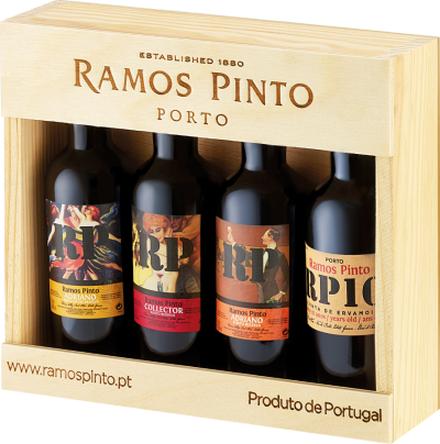 Ramos Pinto Porto mini houten geschenkset