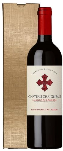 Château Chaigneau Lalande de Pomerol 2016 in cadeaudoos